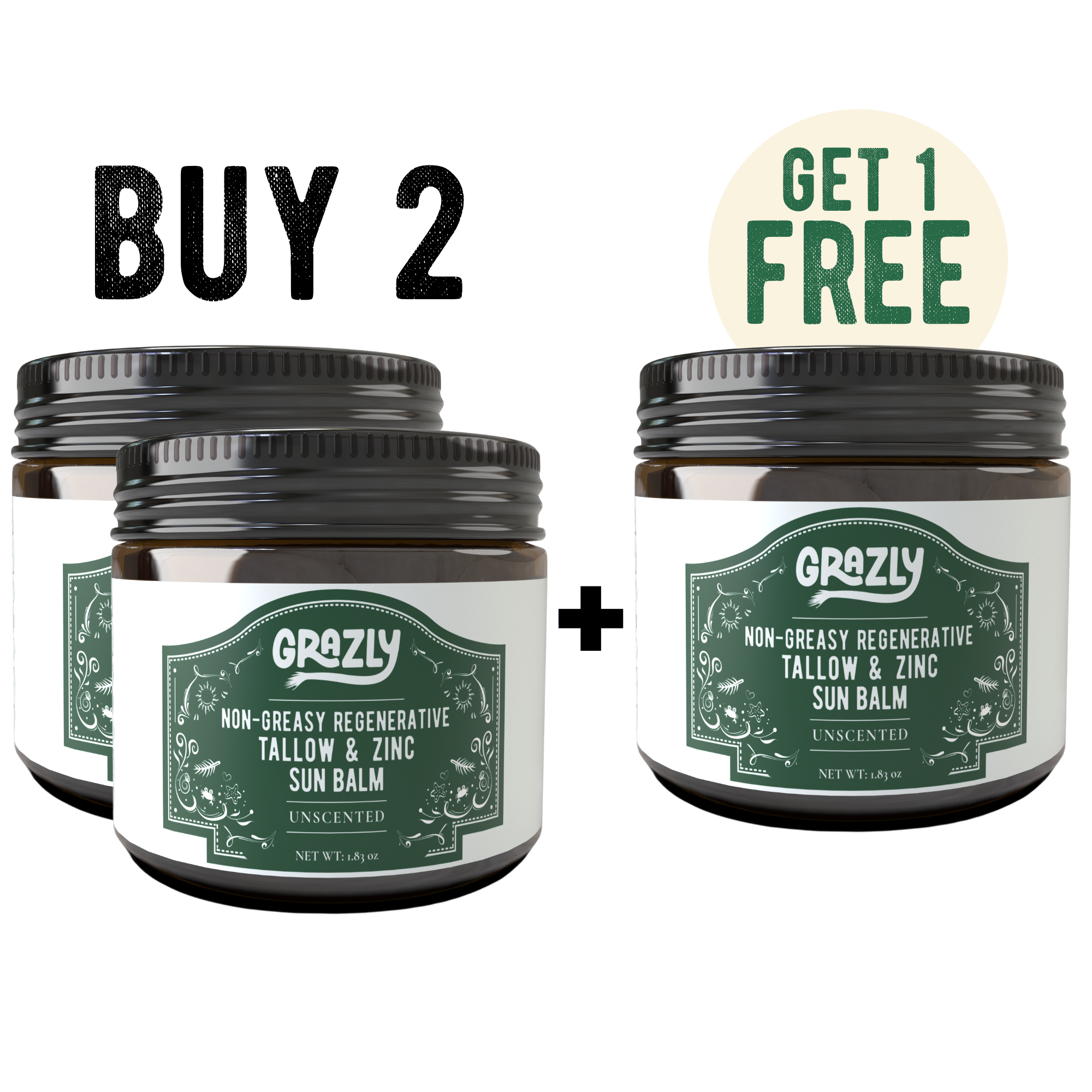 Regenerative Tallow & Zinc Sun Balm