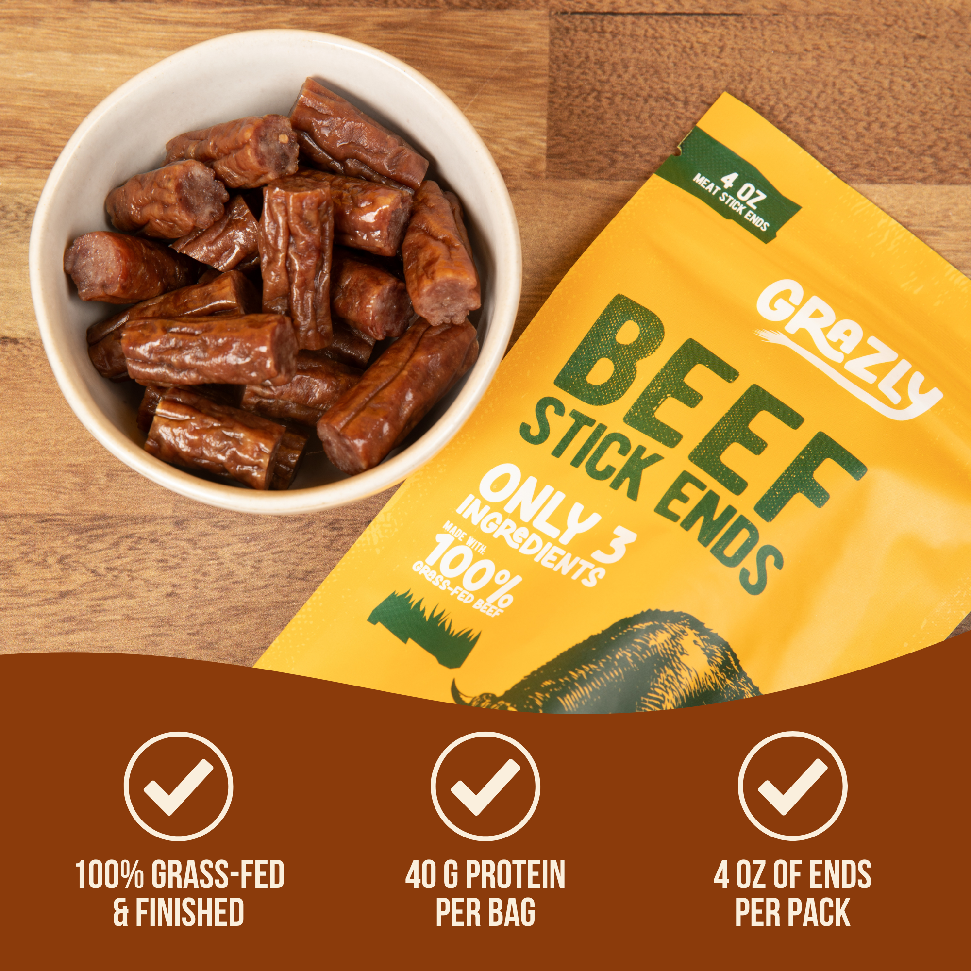 Plain Beef Stick Ends