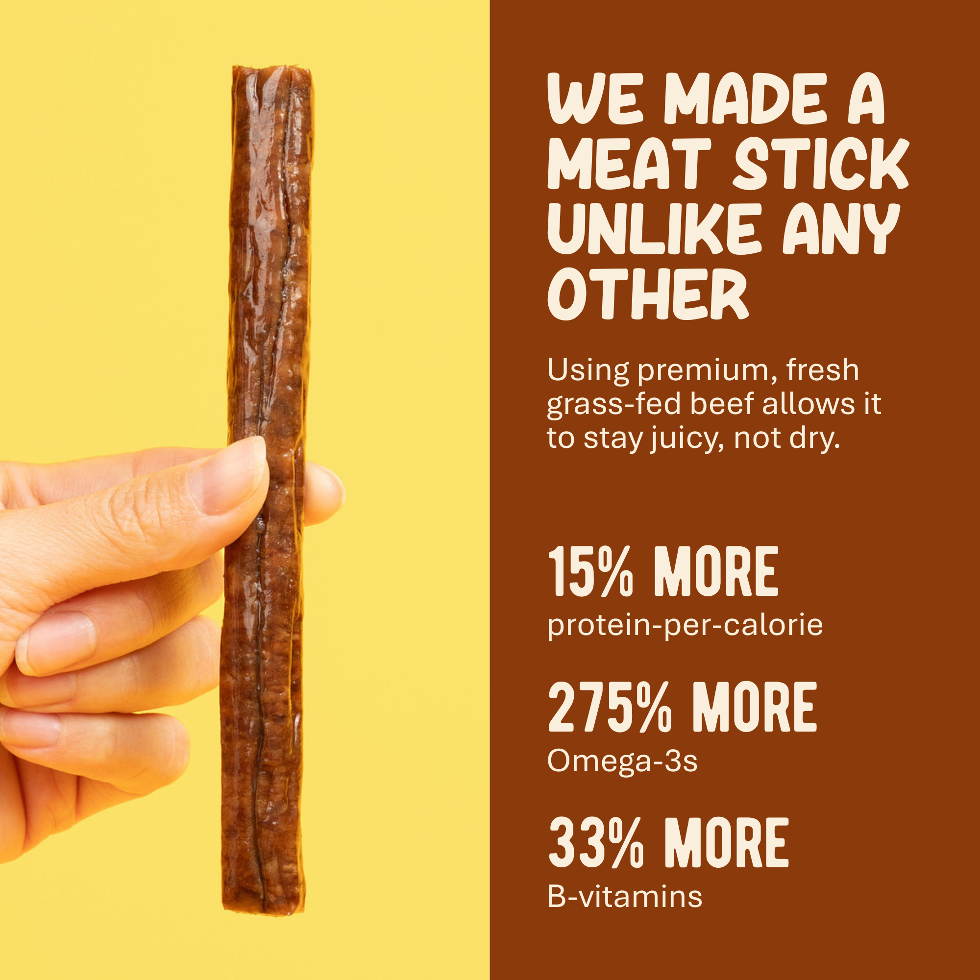 Plain Beef Meat Sticks - New Customer Deal