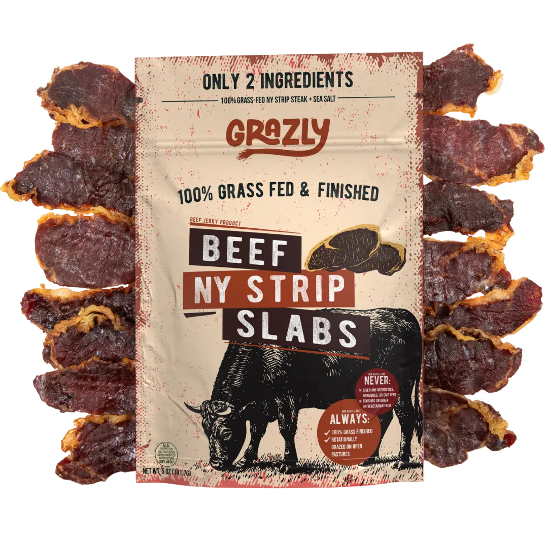 Beef NY Strip Slabs - 100% Grass-Fed and Finished