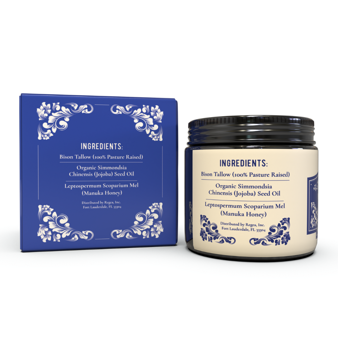 Whipped Bison Tallow & Manuka Honey Moisturizing Balm