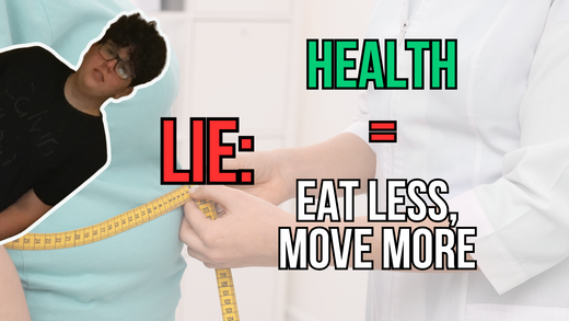 Lie: Health = Eat Less + Move More