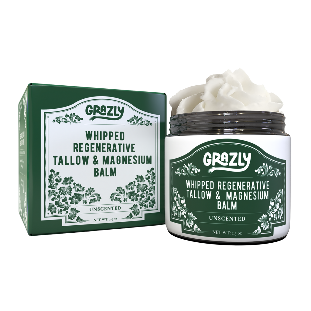 Dead Sea Magnesium & Tallow Balm for Sleep & Recovery | Grazly