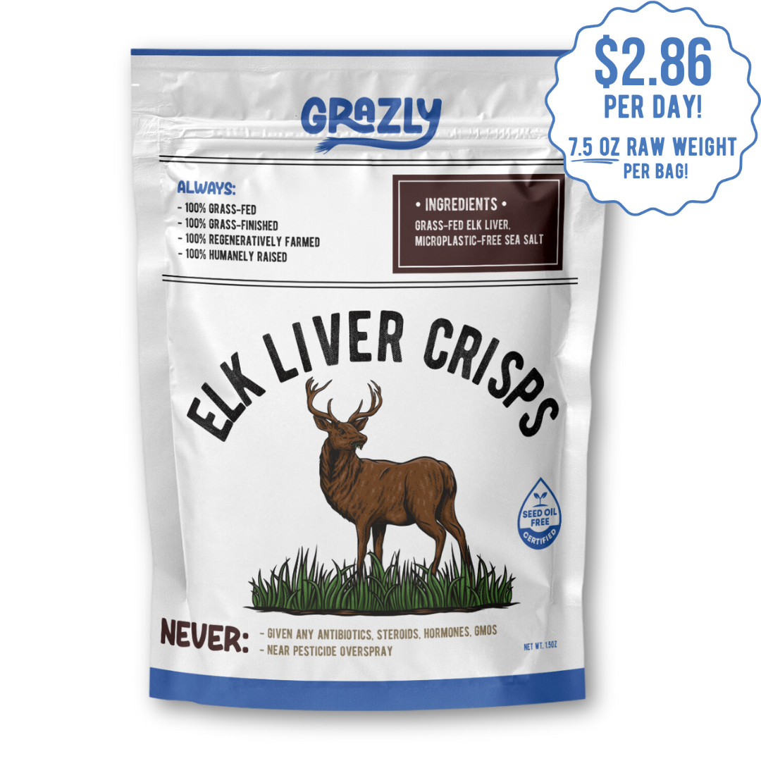 Elk Liver Crisps - 100% Grass-Fed/Finished