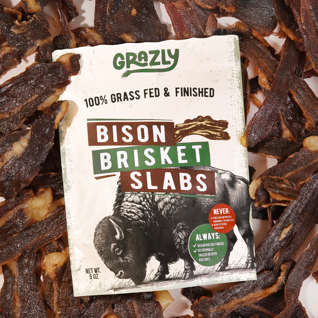 Bison Brisket Slabs - 100% Grass-Fed & Finished