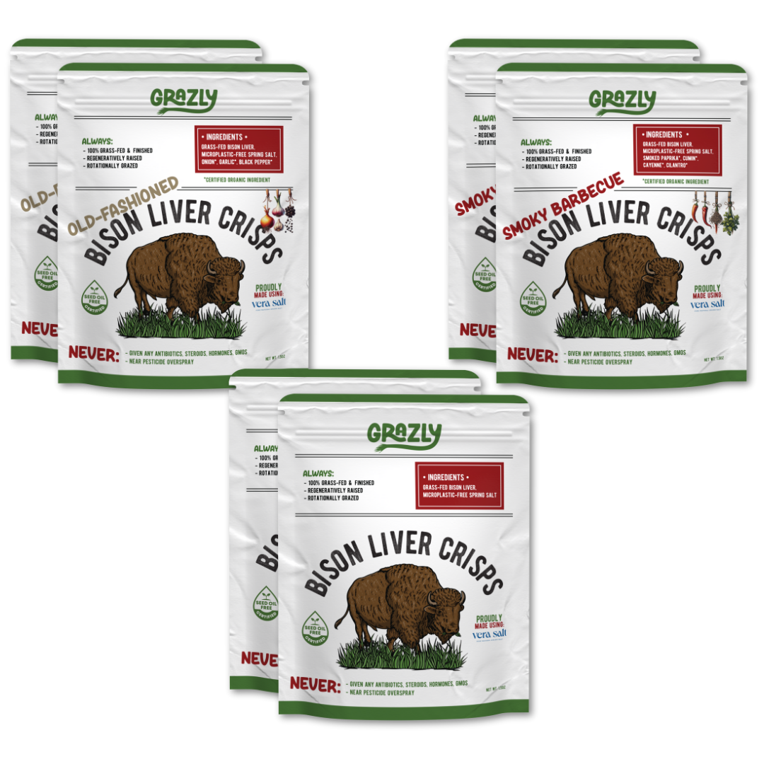 Bison Liver Crisp Variety Pack