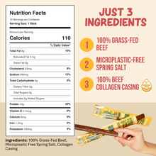 Plain beef sticks nutrition facts