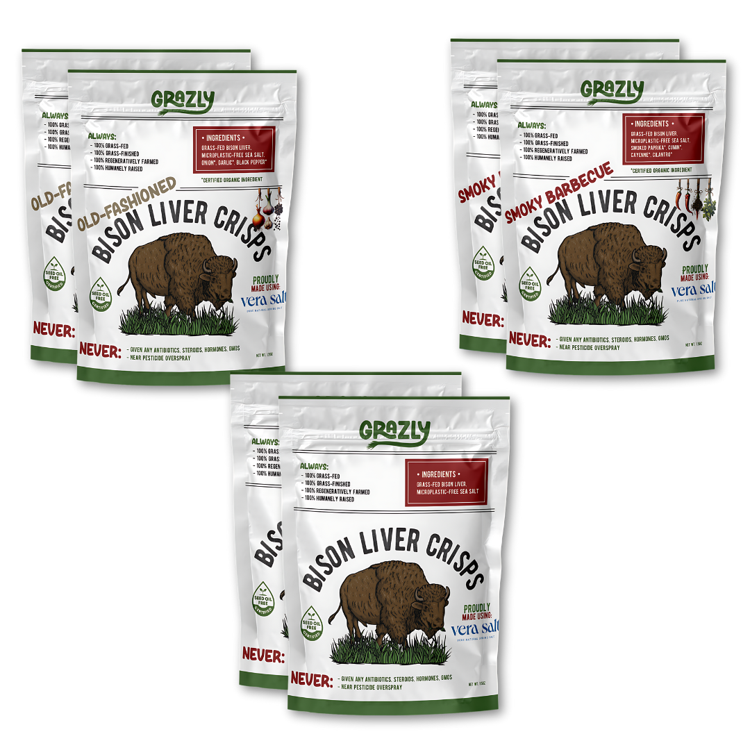 Bison Liver Crisp Variety Pack