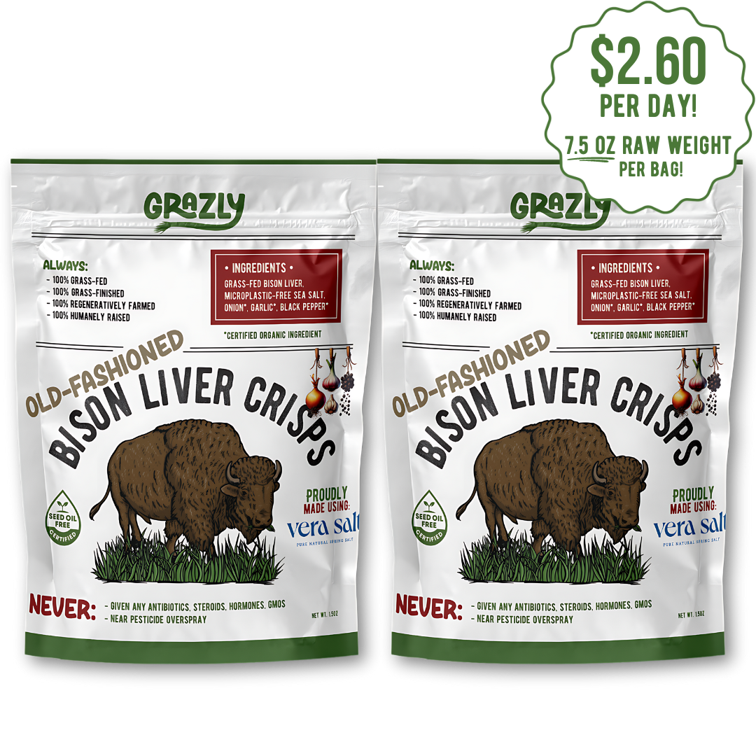 "Old-Fashioned" Bison Liver Crisps - Organic Spices