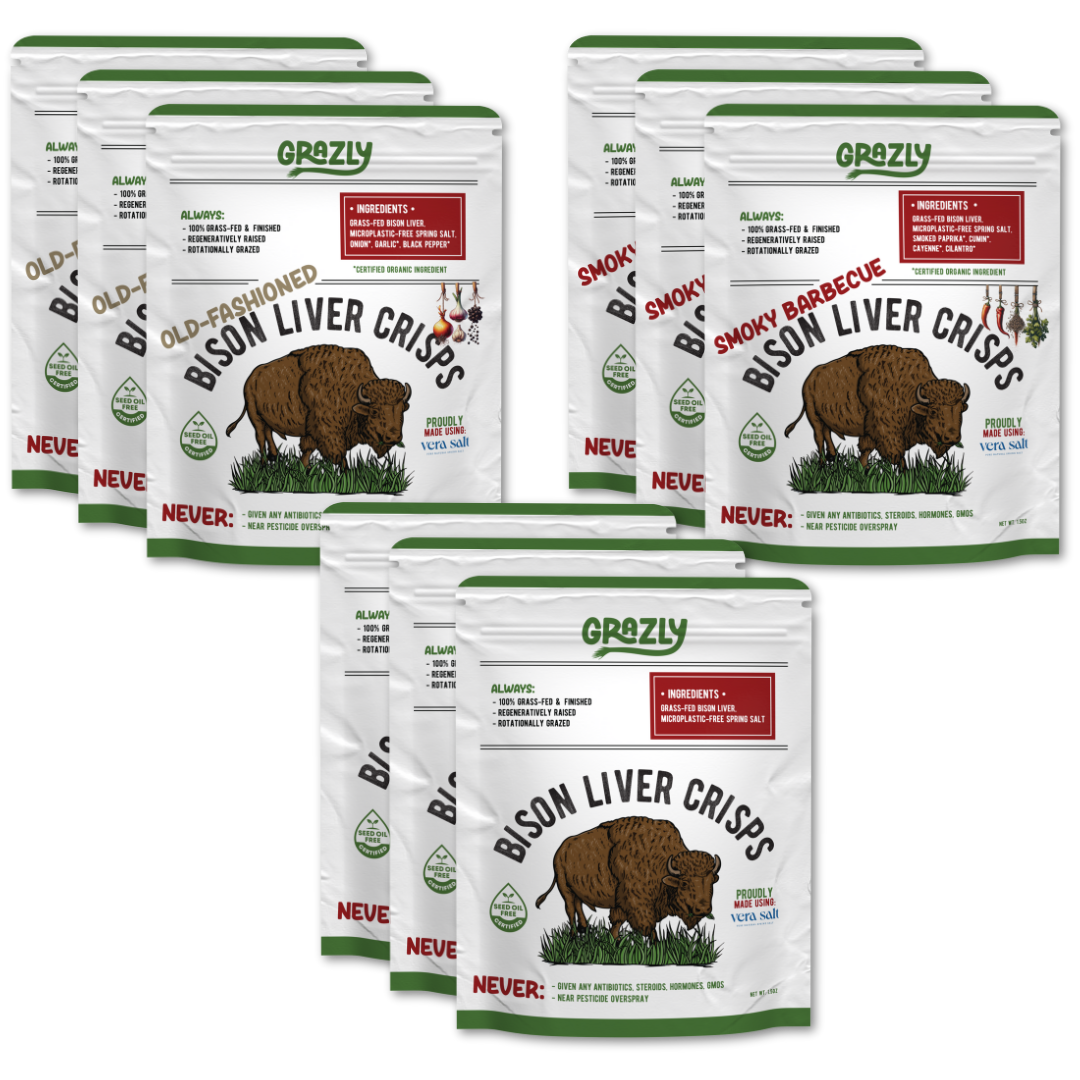 Bison Liver Crisp Variety Pack