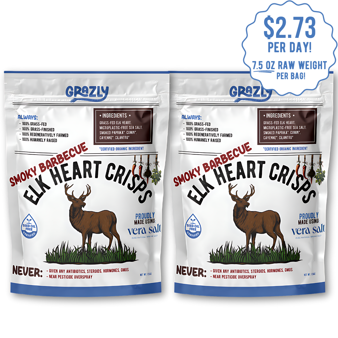 "Smoky Barbecue" Elk Heart Crisps - Organic Spices