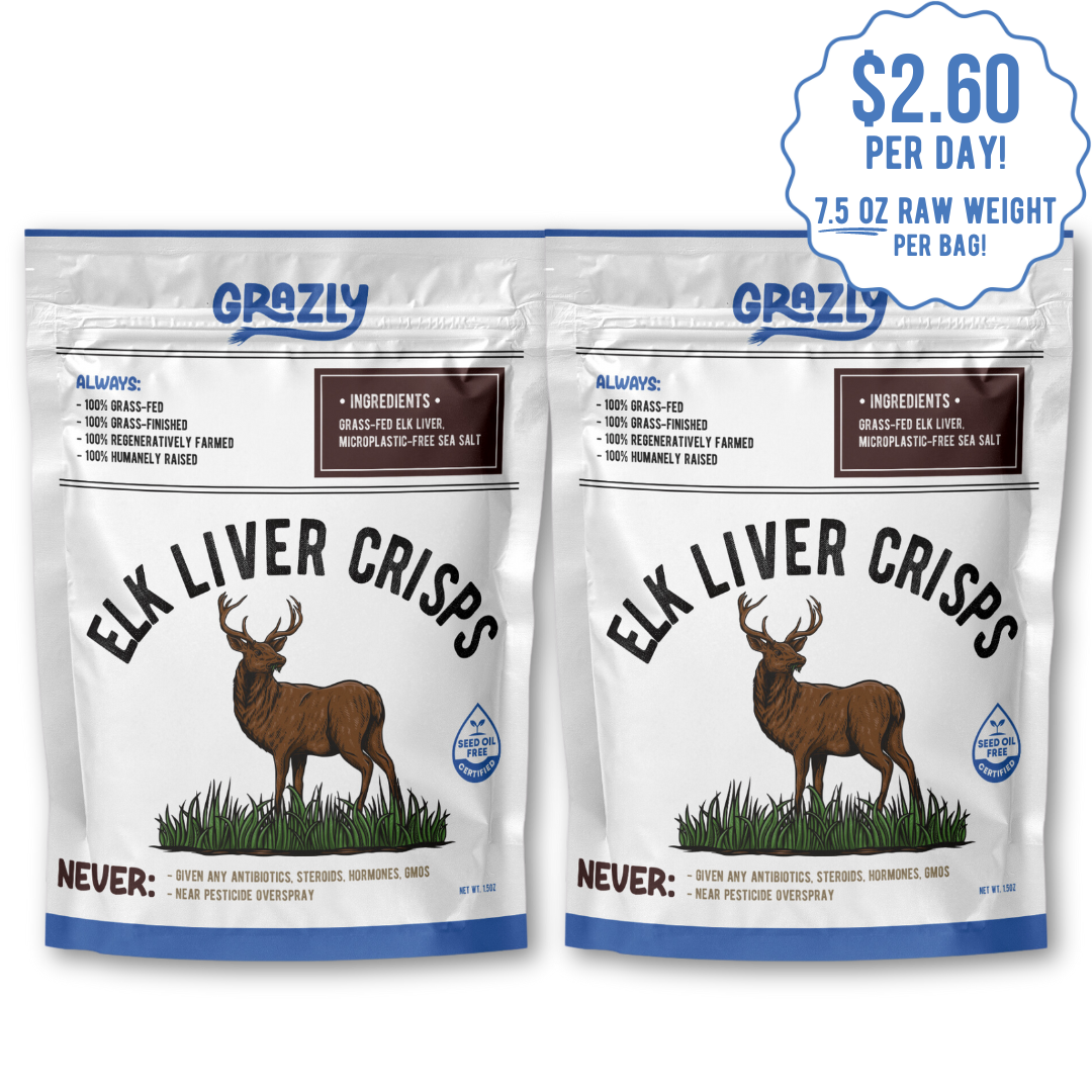 Elk Liver Crisps - 100% Grass-Fed/Finished