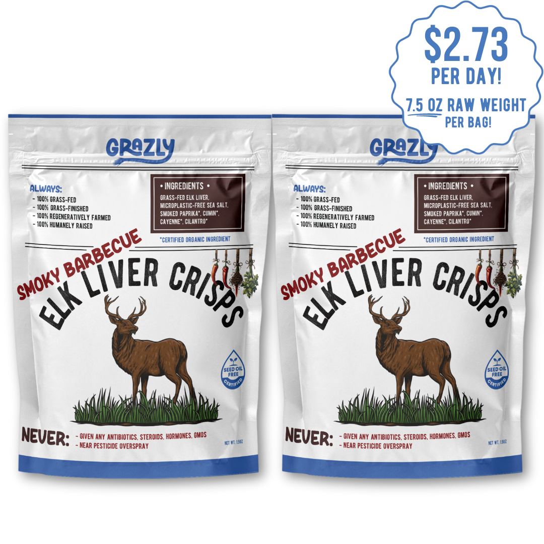 "Smoky Barbecue" Elk Liver Crisps - Organic Spices