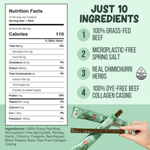 Chimichurri sticks nutrition facts