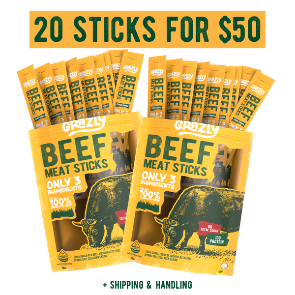 Plain Beef Meat Sticks - New Customer Deal